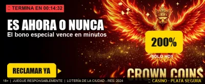 Ahora o nunca, ¡jugá ya! banner